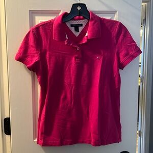 Tommy Hilfiger pink polo shirt size Small